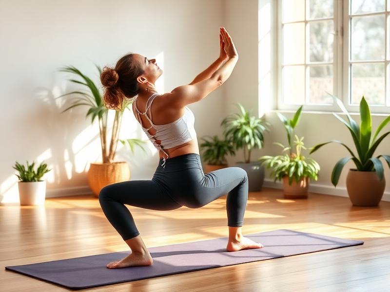 Yoga-Übung bezogen auf Fehlhaltungen